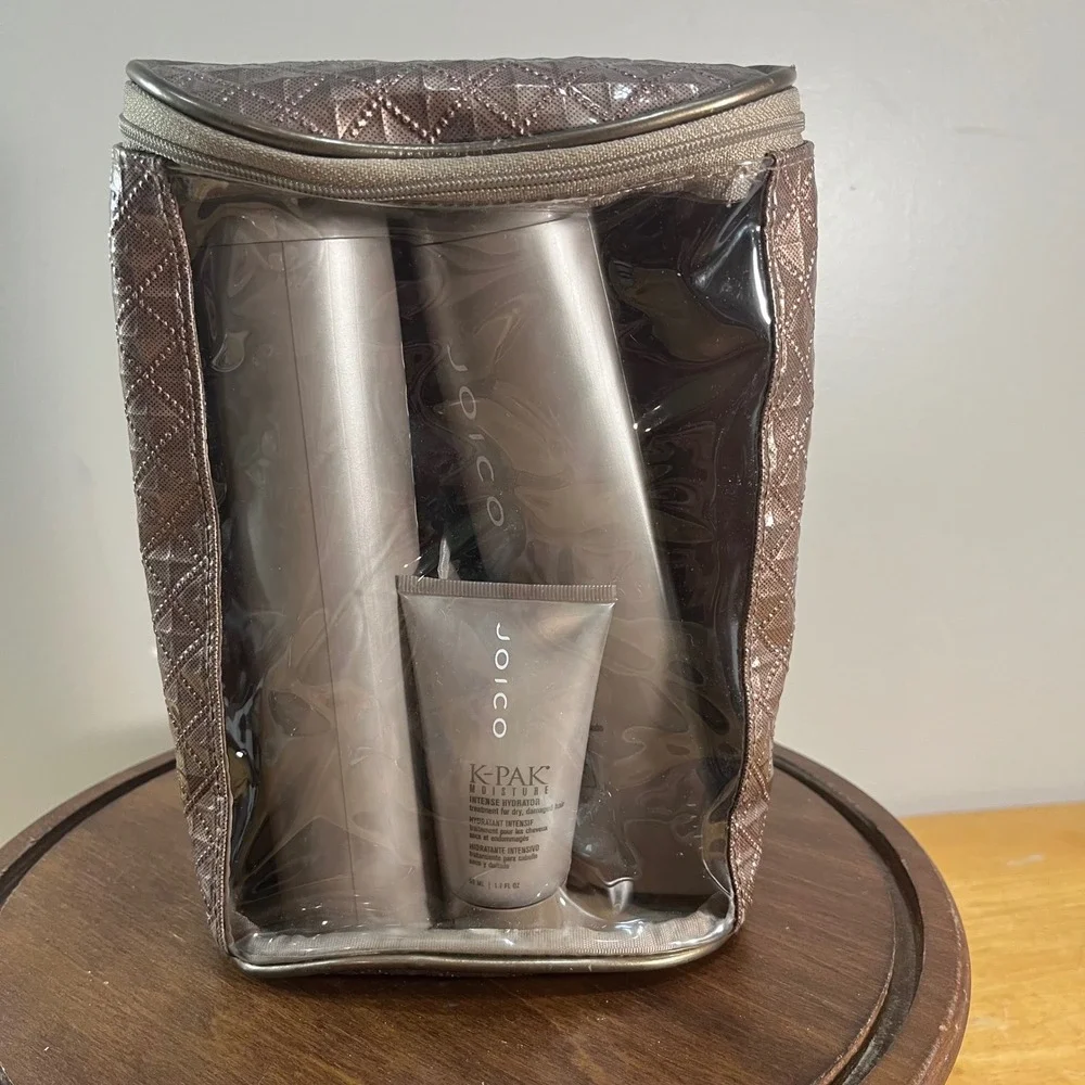 Joico K-PAK Reconstruct Shampoo Conditioner Hydrator Hair Care Set with Bag